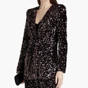 Badgley Mischka sequin jacket